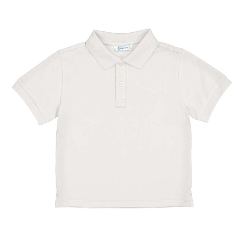 POLO BLANCO CUELLO BASICO